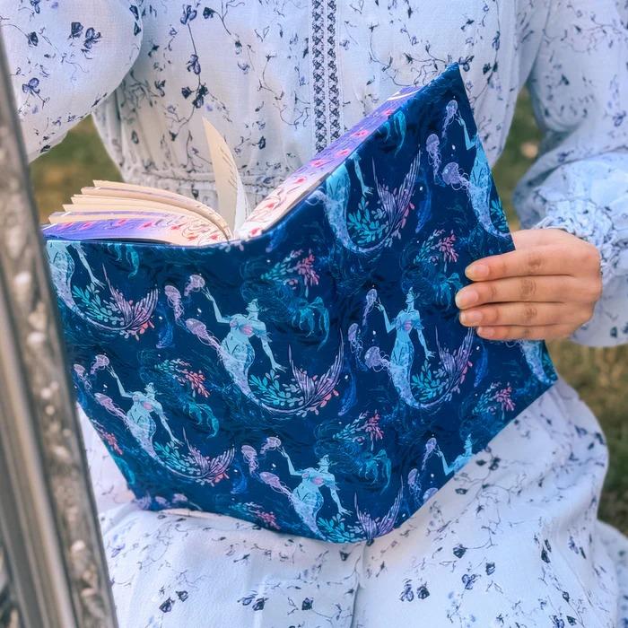Ocean Queen Large Dust Jacket  by Charlie and Fox at Abbey's Bookshop, 