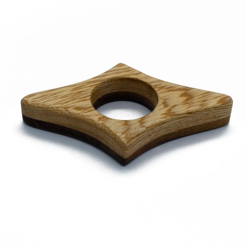 Wooden Book Page Holder (Two Tone)  by Wooden Ties & Gifts at Abbey's Bookshop, 