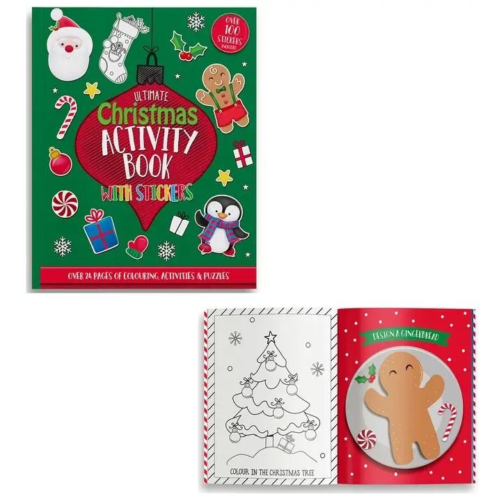Ultimare Christmas Activity Book: with Stickers  by Christmas Arts and Crafts at Abbey's Bookshop, 
