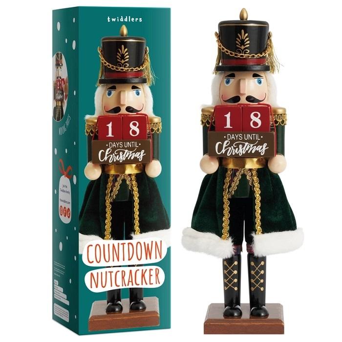Wooden Nutcracker Soldier (Christmas Countdown 30cm)  by Twiddlers at Abbey's Bookshop, 
