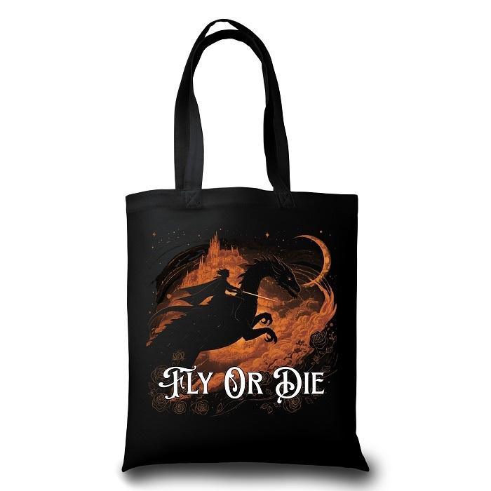 Fly or Die Tote Bag  by Artico at Abbey's Bookshop, 