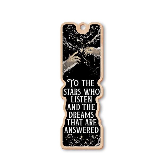To the Stars Who Listen Bookmark  by Artico at Abbey's Bookshop, 