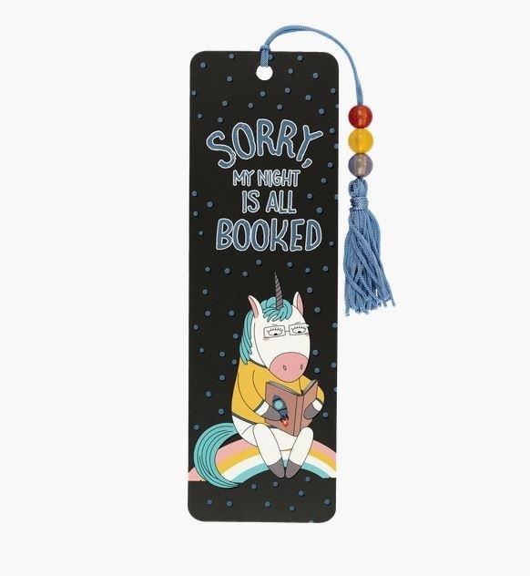 Sorry My Night is All (Beaded Bookmark)