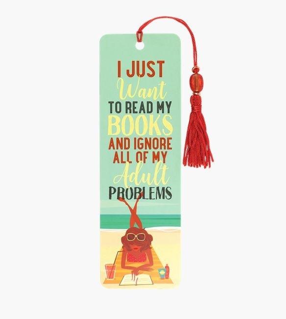 Just Want to Read (Beaded Bookmark)  by Peter Pauper Press at Abbey's Bookshop, 