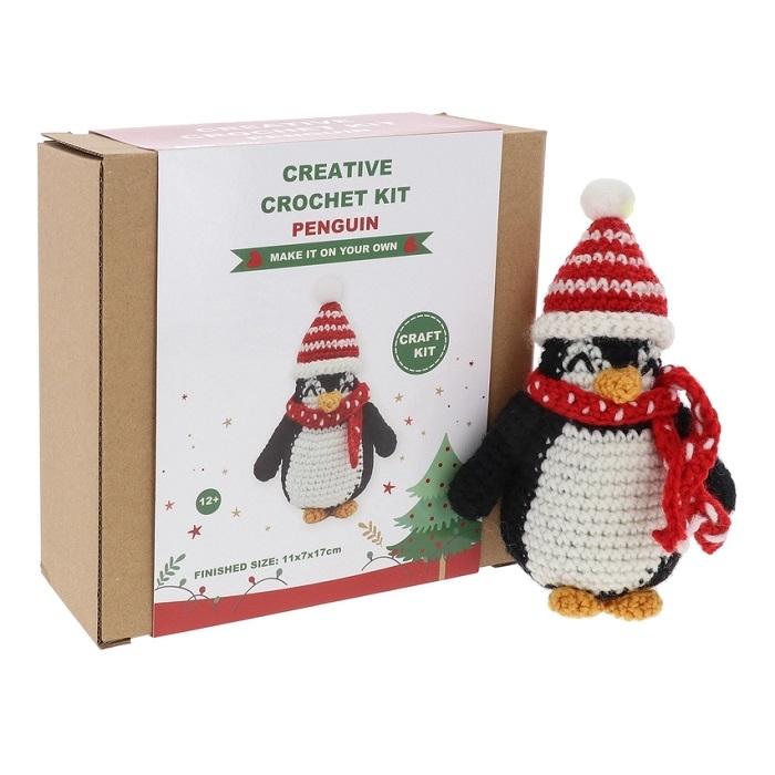 Xmas Penguin (Creative Crochet Kit)  by Christmas Arts and Crafts at Abbey's Bookshop, 