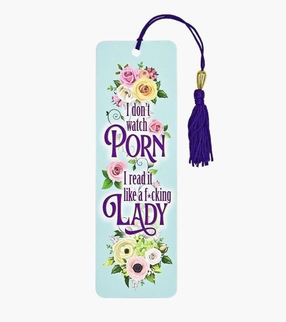 I Dont Watch I Read (Beaded Bookmark)