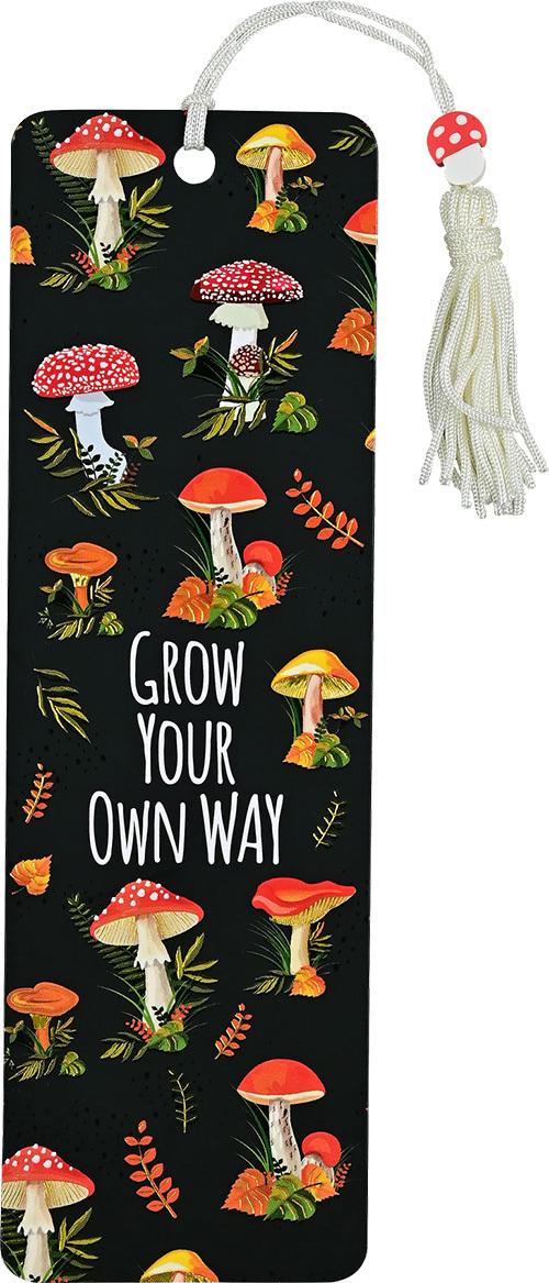 Mushrooms (Beaded Bookmark)