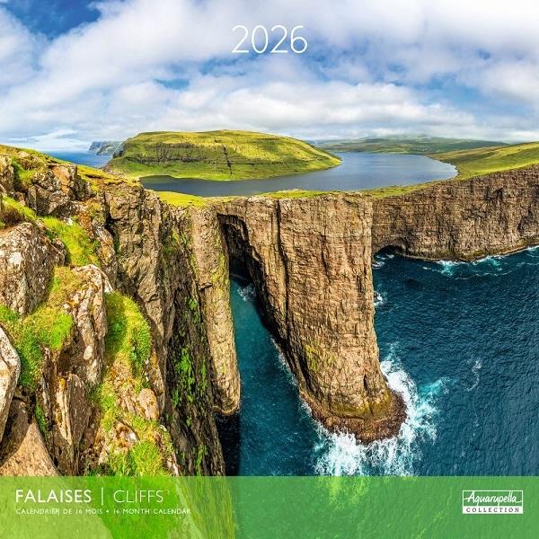 Cliffs 2026 Calendar (30 x 30 cm)  by Vevoke at Abbey's Bookshop, 