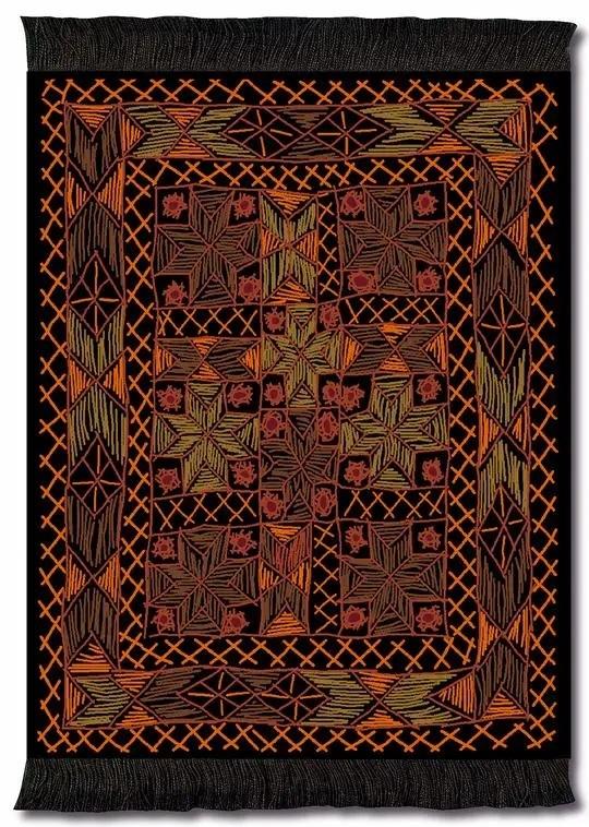 Sindh Abhala Bharat Mouse Rug  by MouseRugs by FiberLok at Abbey's Bookshop, 