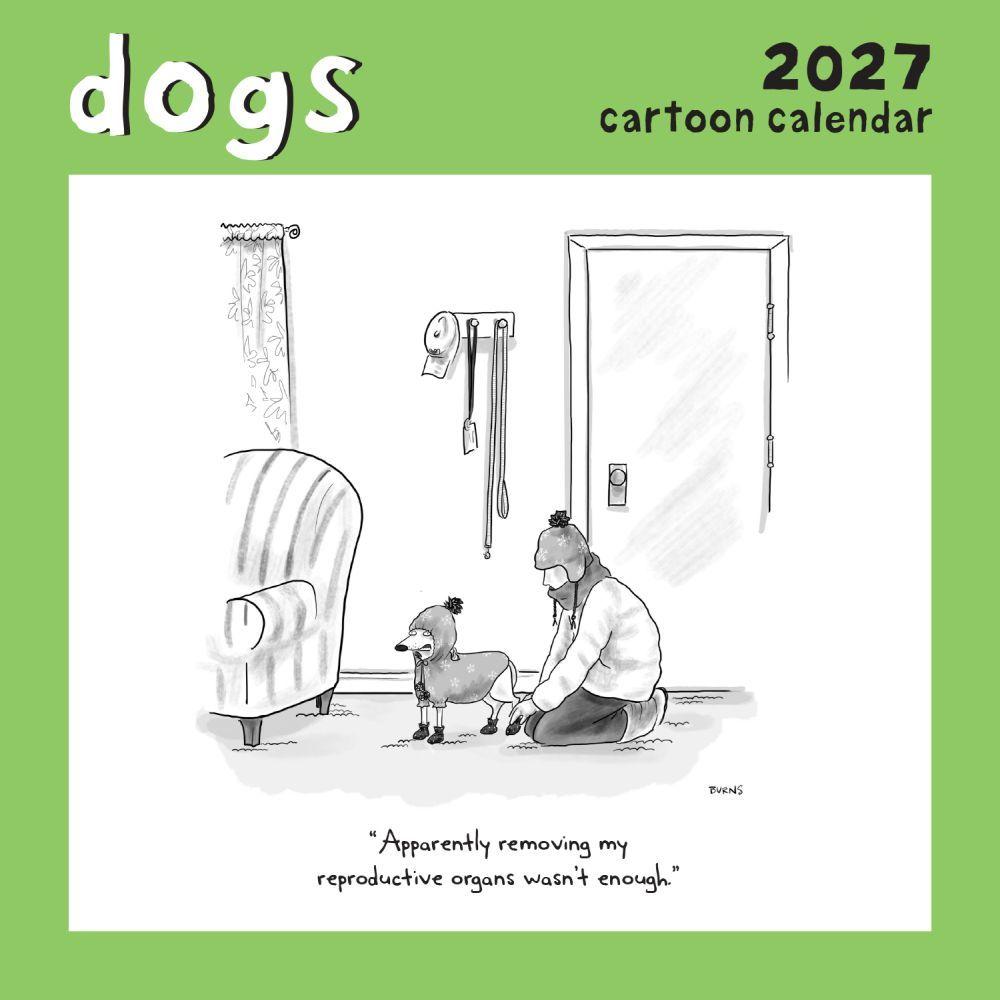 New Yorker Dogs 2027 Calendar (30 x 30 cm)