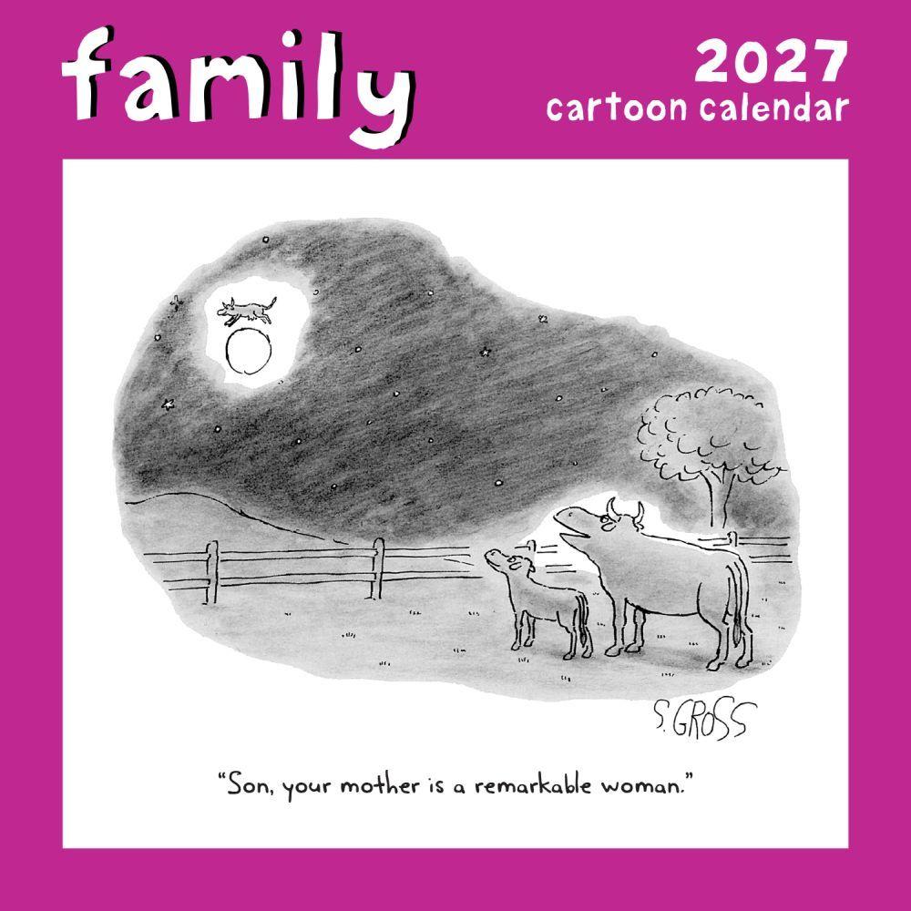 New Yorker Family 2027 Calendar (30 x 30 cm)