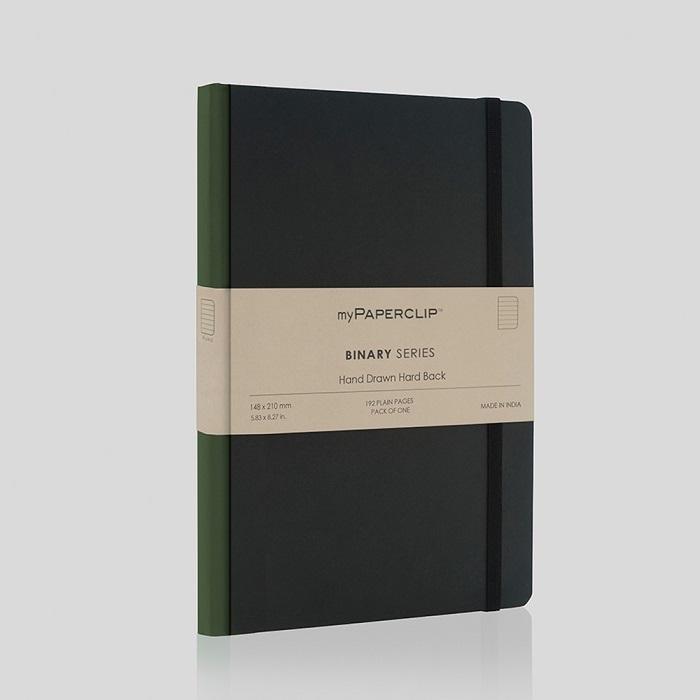 Binary Series (Green Spine Ruled)  by myPaperClip at Abbey's Bookshop, 