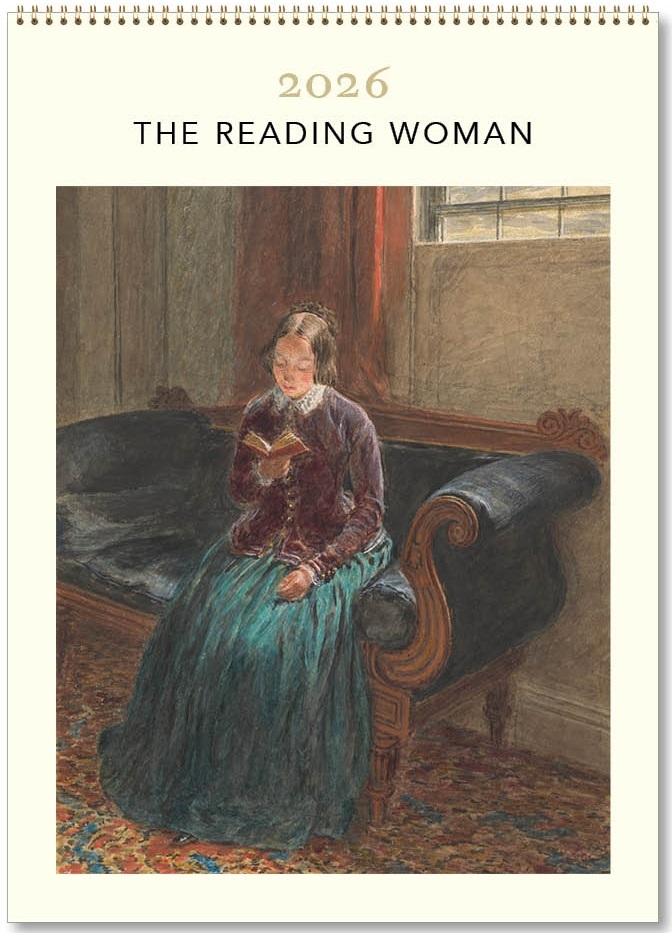 Reading Woman 2026 Calendar (Medium 24 x 34cm)  by Vevoke at Abbey's Bookshop, 