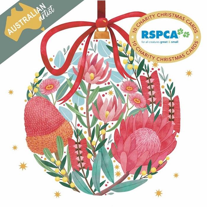 Floral Bauble (10 Charity Christmas Card Pack)