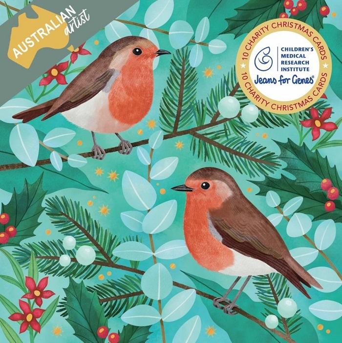 Robins (10 Charity Christmas Card Pack)
