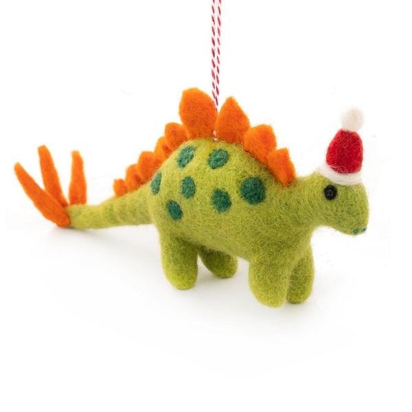 Dinosaur Dean (Handmade NZ Wool Felt Decoration)  by Vevoke at Abbey's Bookshop, 
