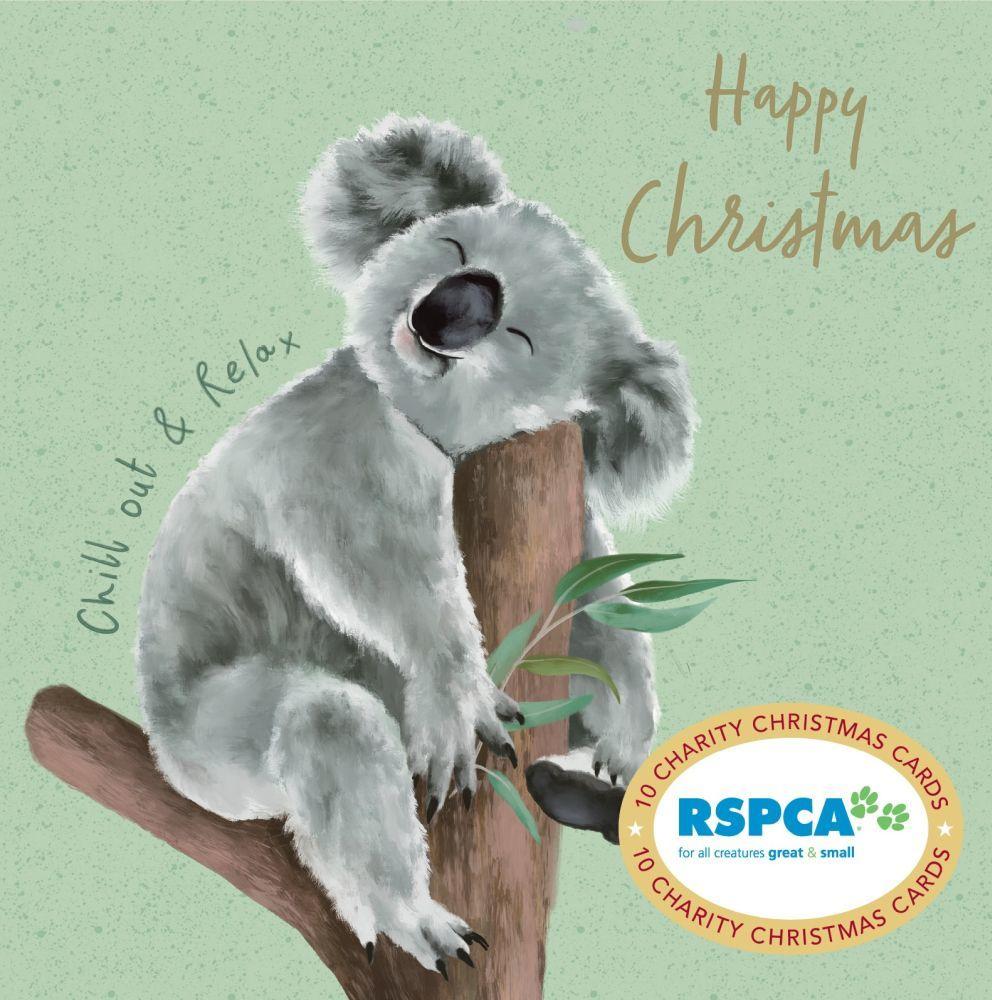 Happy Koala (10 Charity Christmas Card Pack)