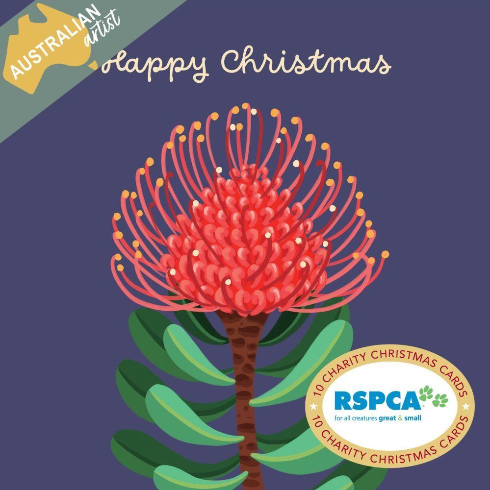 Christmas Flowers (10 Charity Christmas Card Pack)