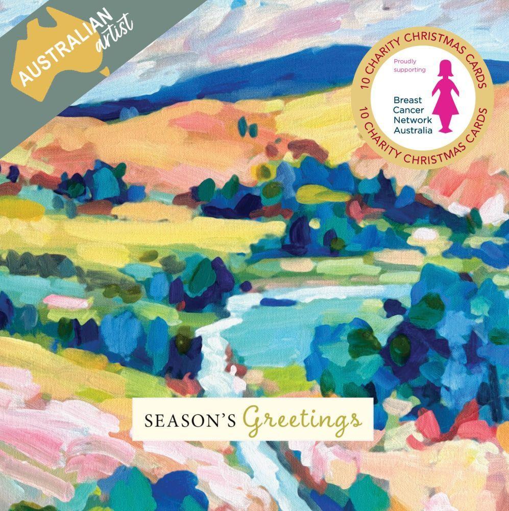Australian Christmas Landscape (10 Charity Christmas Card Pack)