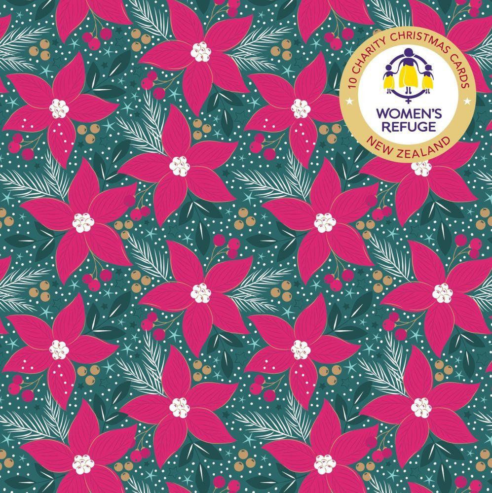 Christmas Flora (10 Charity Christmas Card Pack)