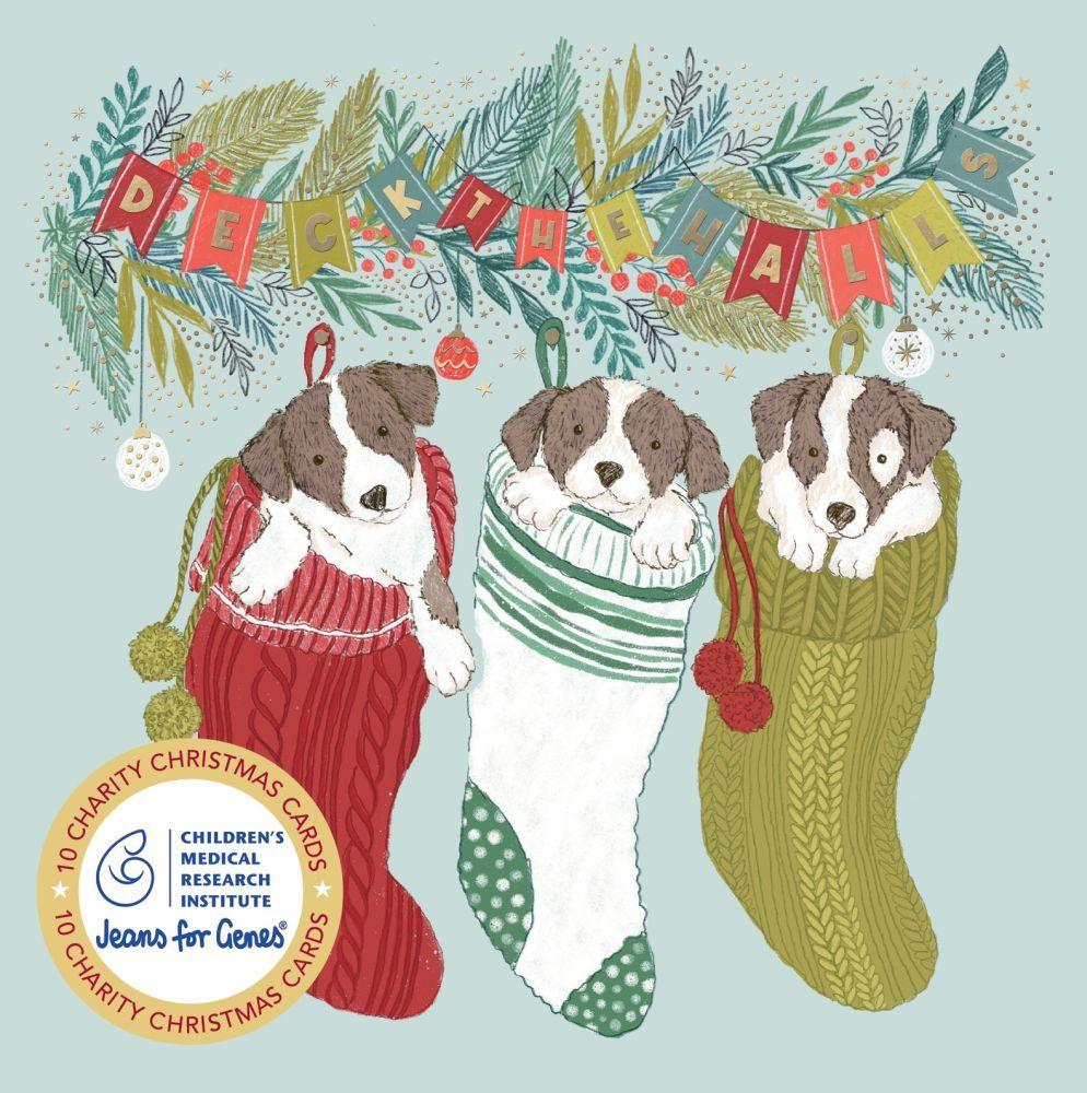Cheeky Puppies (10 Charity Christmas Card Pack)