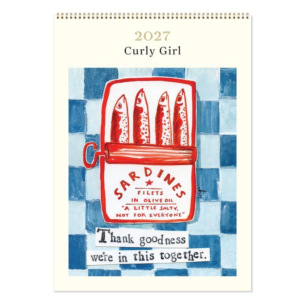 Curly Girl 2027 Calendar (Medium 24 x 34cm)
