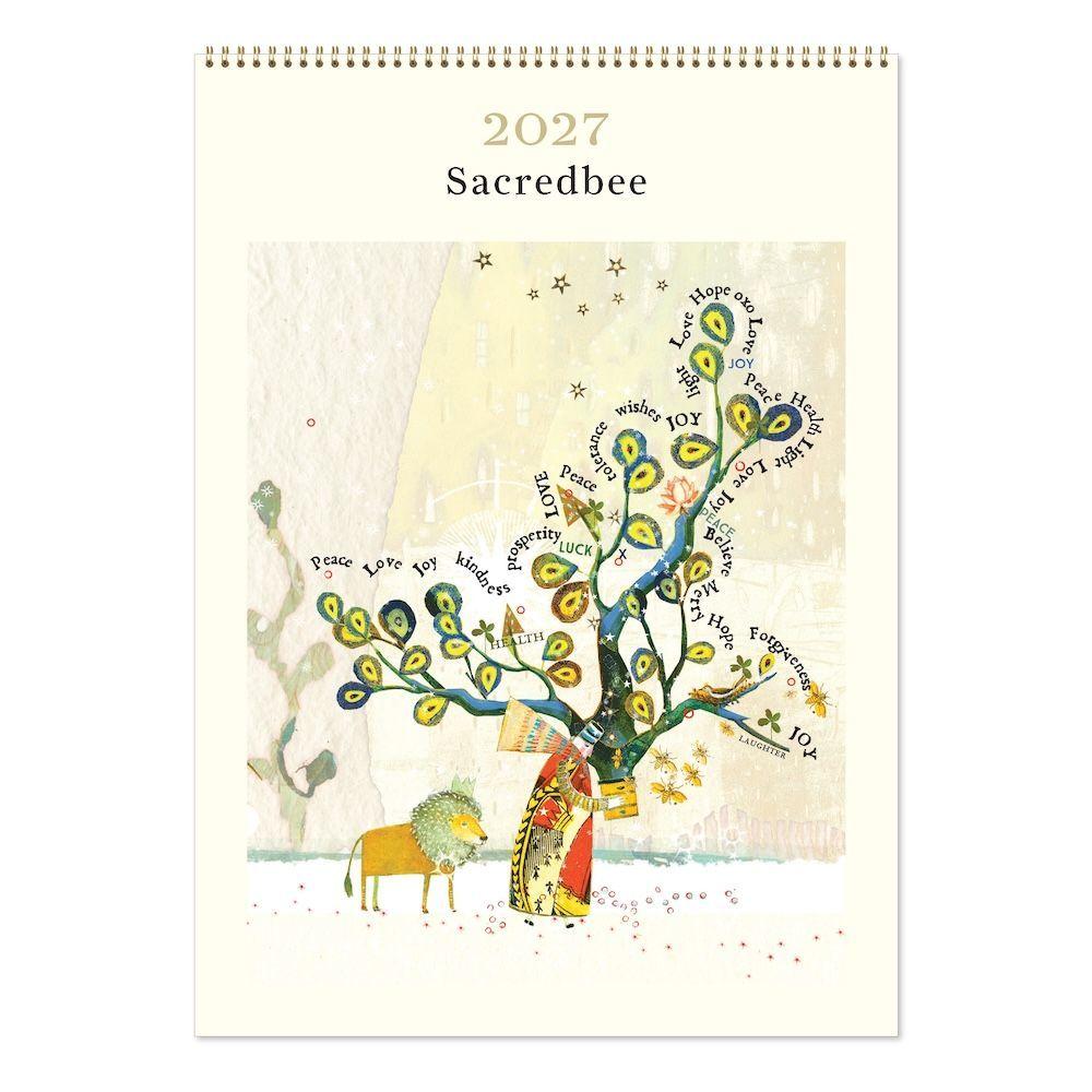 Sacredbee 2027 Calendar (Medium 24 x 34cm)