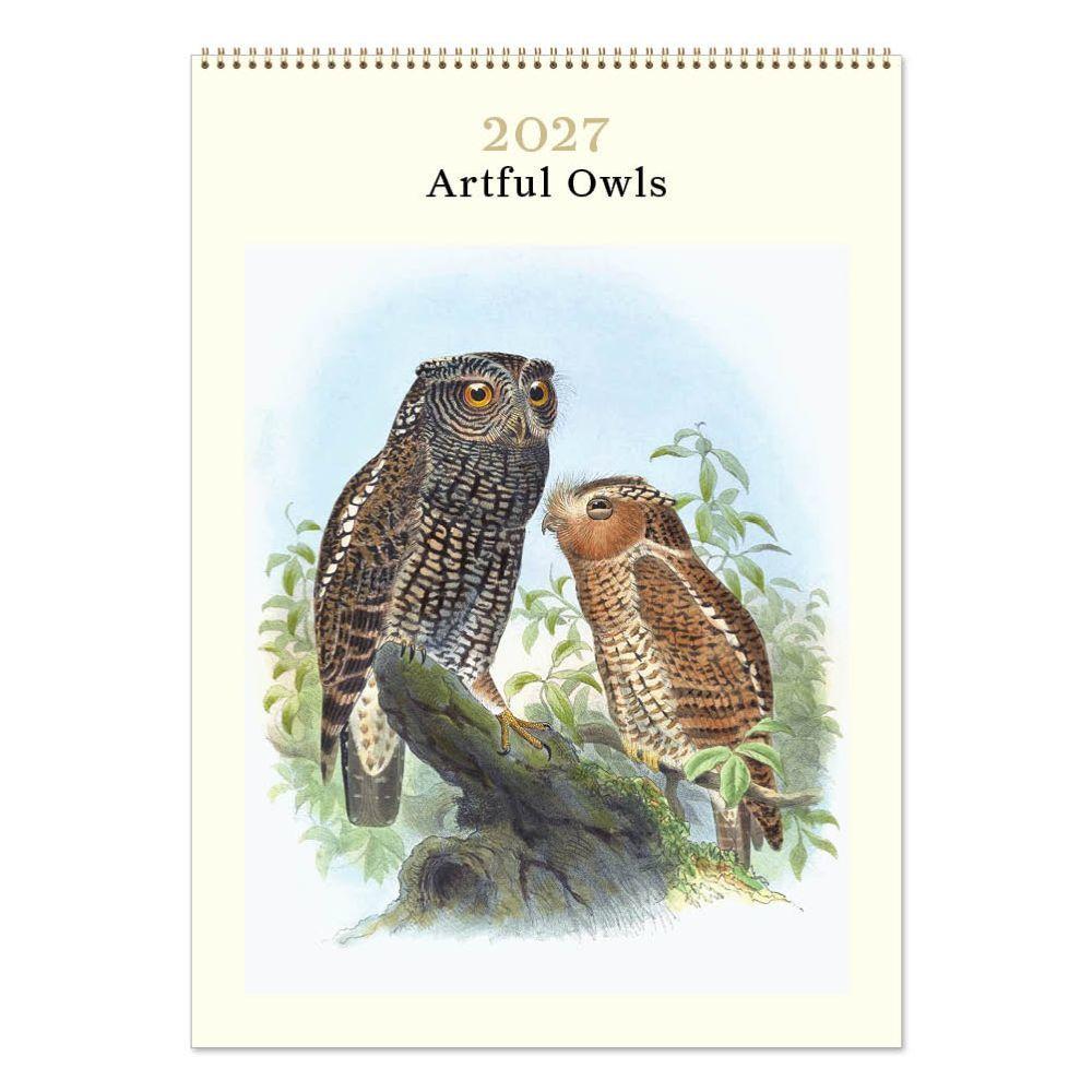 Artful Owls 2027 Calendar (Medium 24 x 34cm)