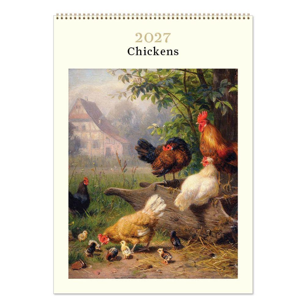 Chickens 2027 Calendar (Medium 24 x 34cm)