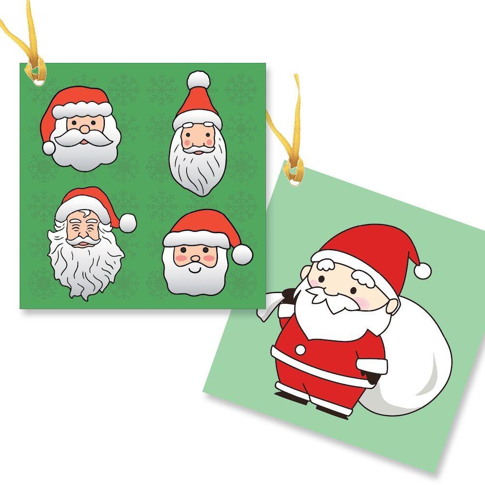Santa (10 Christmas Tags)