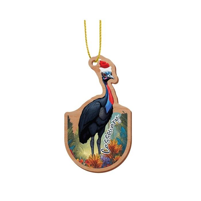 Cassowary (Wooden Ornament)