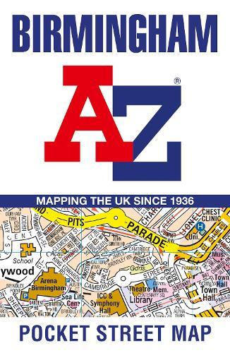 Birmingham A-Z Pocket Street Map: Accurate Street Map for Easy Navigation  by A-Z Maps at Abbey's Bookshop, 