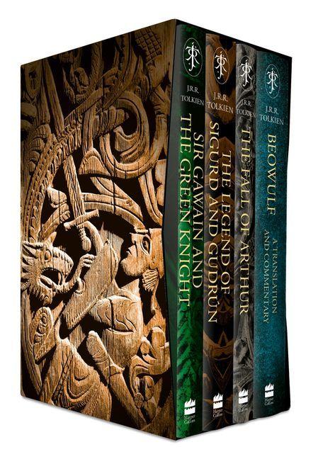 Sir Gawain and the Green Knight / The Legend of Sigurd and Gudrún / The Fall of Arthur / Beowulf (Boxed Set Volume 5)  by J R R Tolkien at Abbey's Bookshop, 
