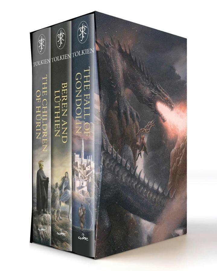Great Tales of Middle-Earth Box Set: The Children of Húrin, Beren and Lúthien, the Fall of Gondolin  by J R R Tolkien at Abbey's Bookshop, 