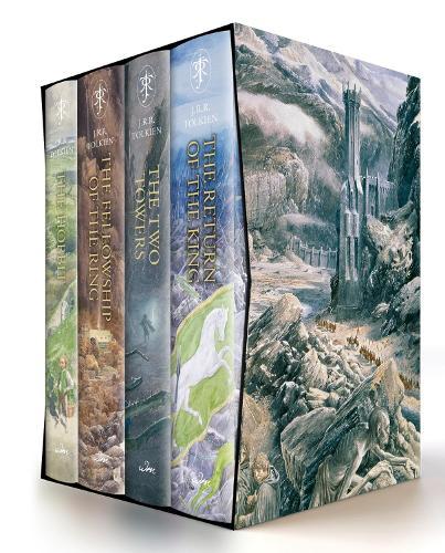The Hobbit & the Lord of the Rings Illustrated by Alan Lee Box Set: Illustrated by Alan Lee  by J R R Tolkien at Abbey's Bookshop, 