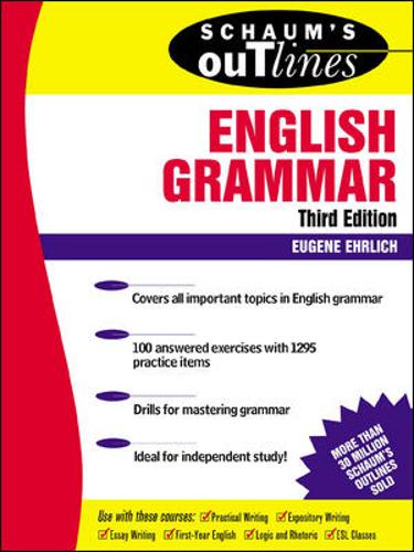 English Grammar (Schaums Outline Series)  by Eugene Ehrlich at Abbey's Bookshop, 