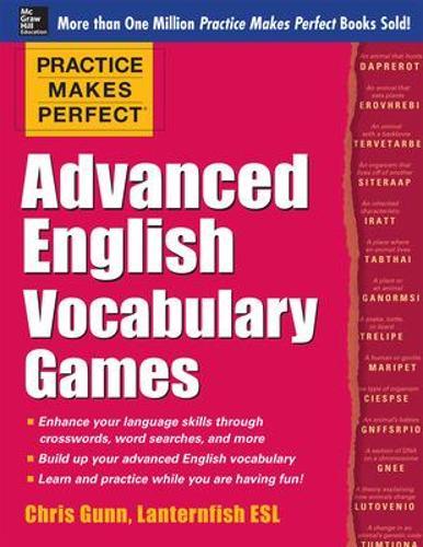 PMP Advanced English Vocabulary Games (Practice Makes Perfect)  by Chris Gunn at Abbey's Bookshop, 