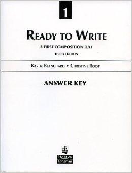 Ready to Write 1: Answer Key (3rd Edition) PRICE ONLY WHILE STOCK LASTS  by Karen Blanchard at Abbey's Bookshop, 