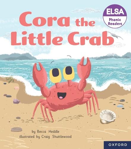 ELSA Phonic Readers Cora the Little Crab  by Heddle at Abbey's Bookshop, 