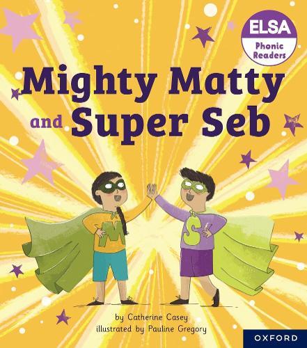 ELSA Phonic Readers Mighty Matty and Super Seb  by Casey at Abbey's Bookshop, 