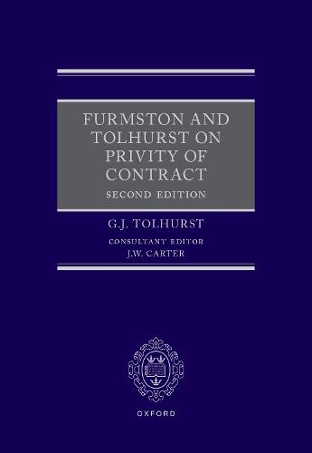 Furmston and Tolhurst on Privity of Contract  by G.J. Tolhurst at Abbey's Bookshop, 