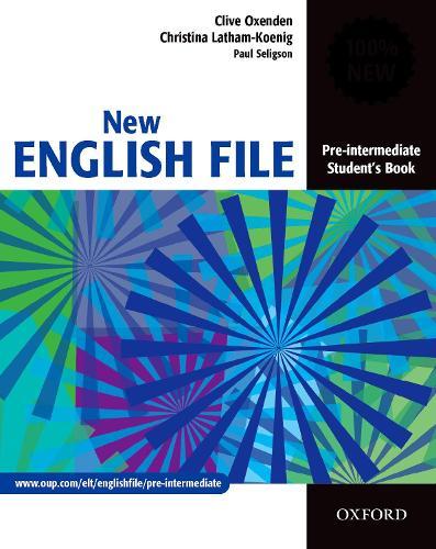 New English File Pre Intermediate Students Book PRICE ONLY WHILE STOCK LASTS  by Clive Oxenden at Abbey's Bookshop, 