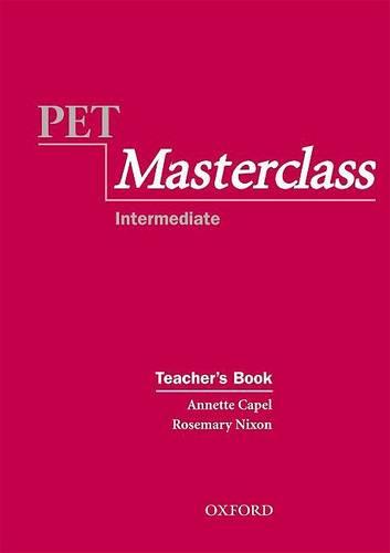 PET Masterclass Intermediate Teachers Book  by Annette Capel at Abbey's Bookshop, 
