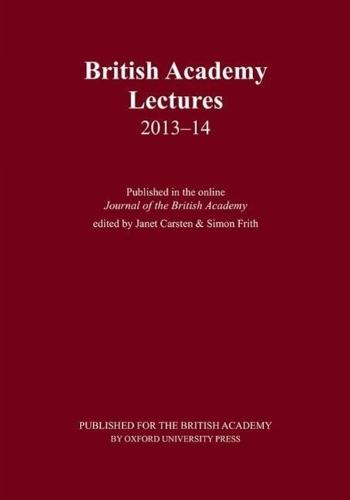 British Academy Lectures 2013-14