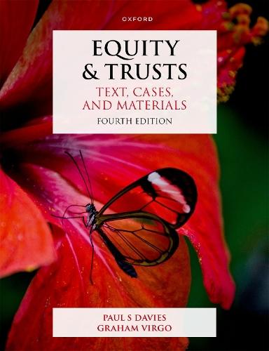 Equity & Trusts: Text, Cases, and Materials  by Prof Paul S. Davies (Professor of Commercial Law, Professor of Commercial Law, University College London) at Abbey's Bookshop, 
