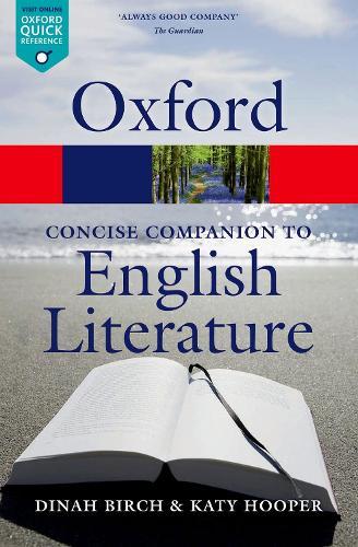 The Concise Oxford Companion to English Literature  by Dinah Birch (University of Liverpool) at Abbey's Bookshop, 