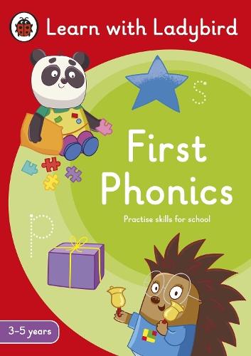 First Phonics: A Learn with Ladybird Activity Book (3-5 years): Ideal for home learning (EYFS)  by Ladybird at Abbey's Bookshop, 