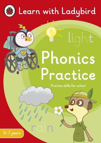 Phonics Practice: A Learn with Ladybird Activity Book (5-7 years): Ideal for home learning (KS1)  by Ladybird at Abbey's Bookshop, 