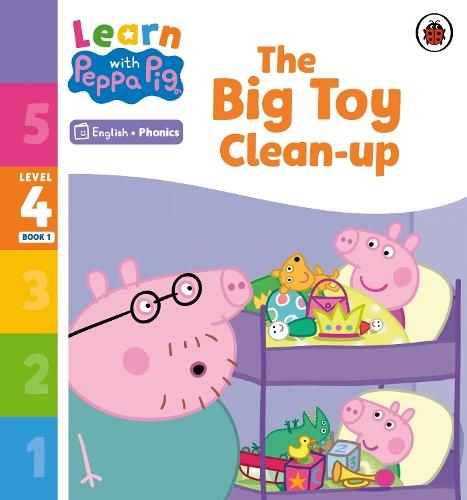 Learn with Peppa Phonics Level 4 Book 1 – The Big Toy Clean-up (Phonics Reader)  by Peppa Pig at Abbey's Bookshop, 