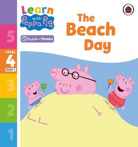 Learn with Peppa Phonics Level 4 Book 4 – The Beach Day (Phonics Reader)  by Peppa Pig at Abbey's Bookshop, 